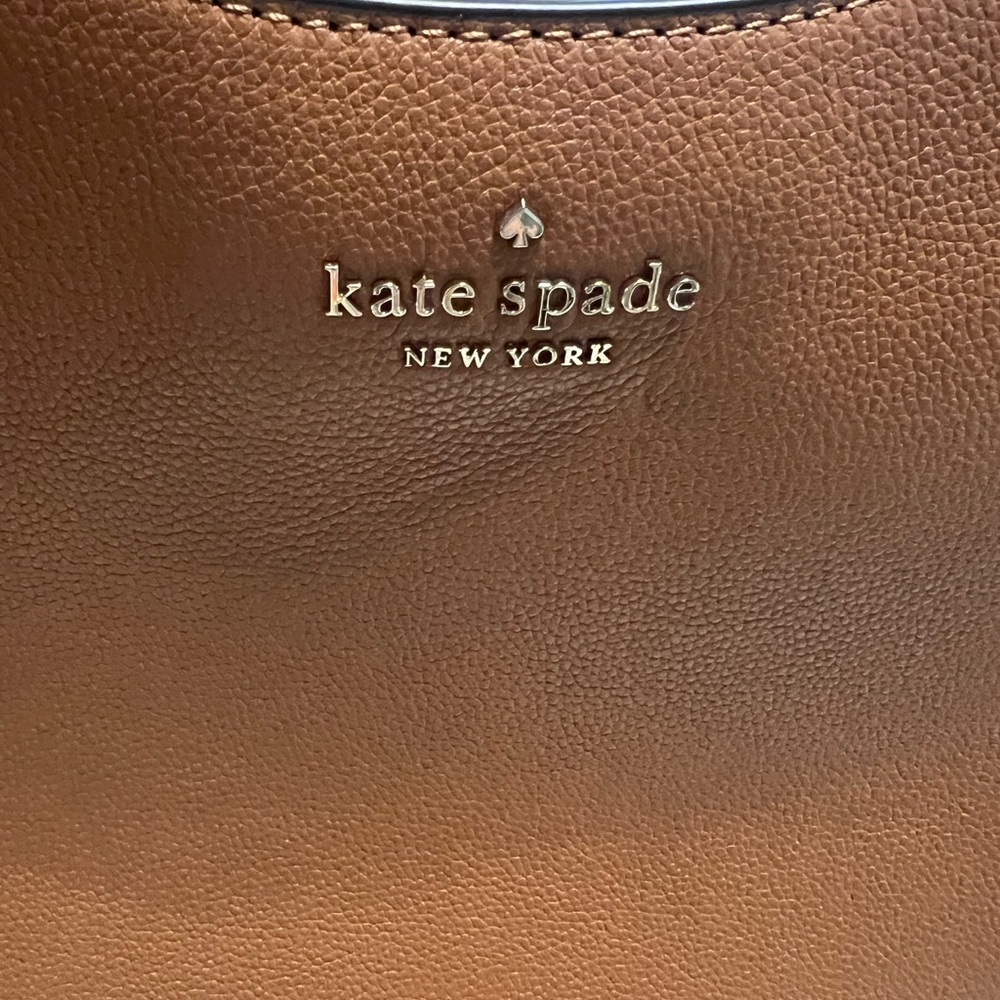 Kate Spade Aster Warm Gingerbread leather shoulder bag & wallet - Picture 2 of 13
